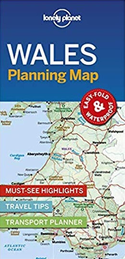 Billede af Lonely Planet Planning Map: Wales - Lonely Planet - English Book
