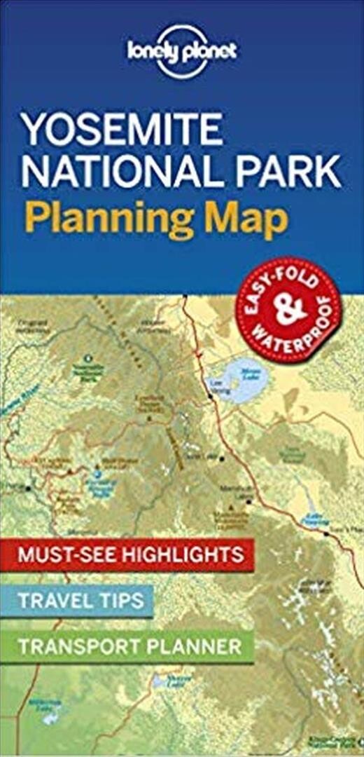 Billede af Lonely Planet Planning Map: Yosemite National Park Map - Lonely Planet - English Book