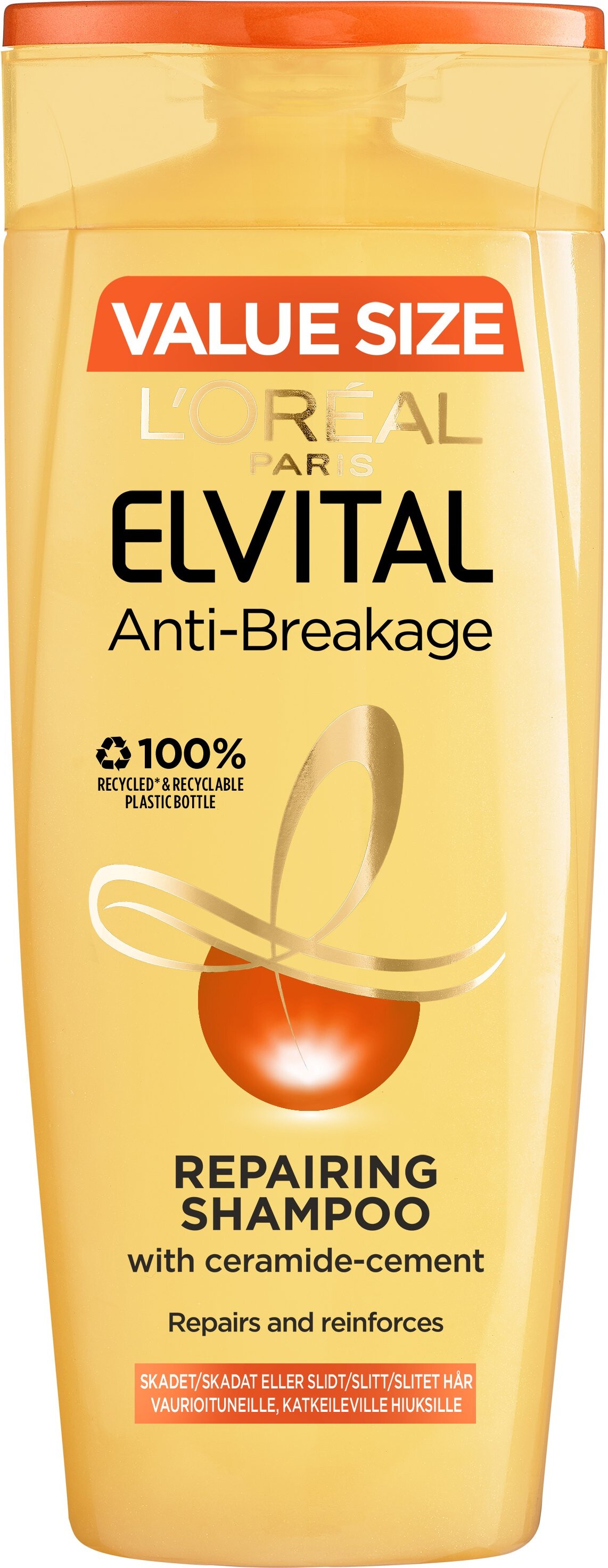 Billede af L'oréal - Elvital Anti-breakage Shampoo 500 Ml