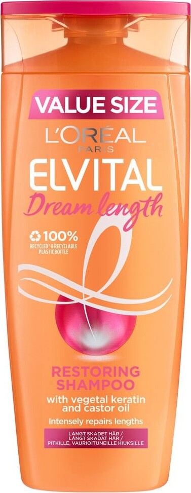Billede af L'oréal - Elvital Dream Lengths Restoring Shampoo 400 Ml
