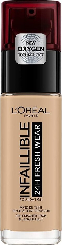 L'Oréal Paris Infaillible 24H Foundation, Golden Beige, 30 ml.