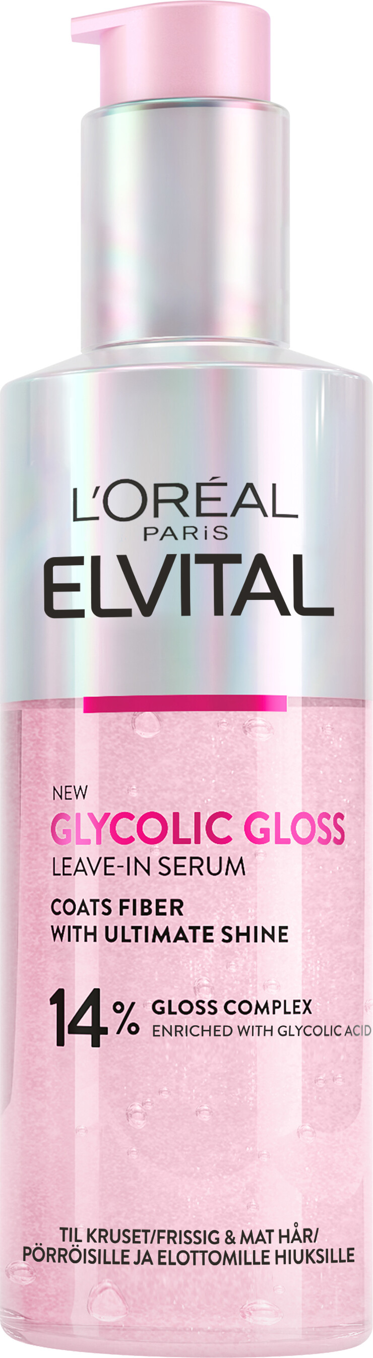 L'oréal - Paris Elvital Glycolic Gloss Leave-in For Normal Hair - 150 Ml