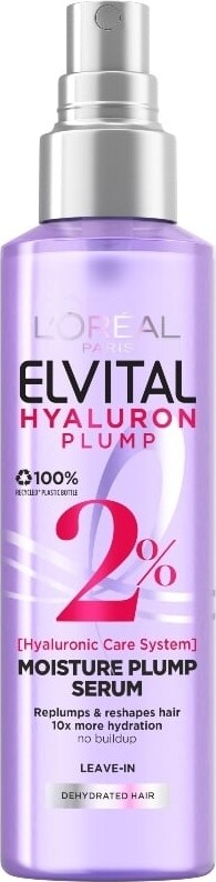 Billede af L'oréal - Elvital Hyaluron Plump Moisture Serum Leave-in 150 Ml hos Gucca.dk
