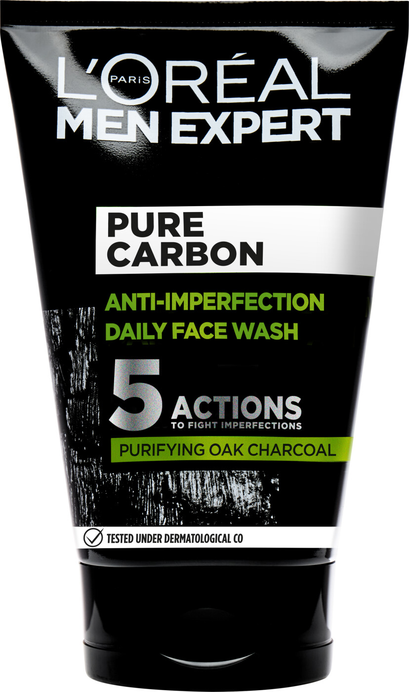 L'oréal - Paris Men Expert Pure Carbon Anti-imperfection Daily Face Wash - 100ml