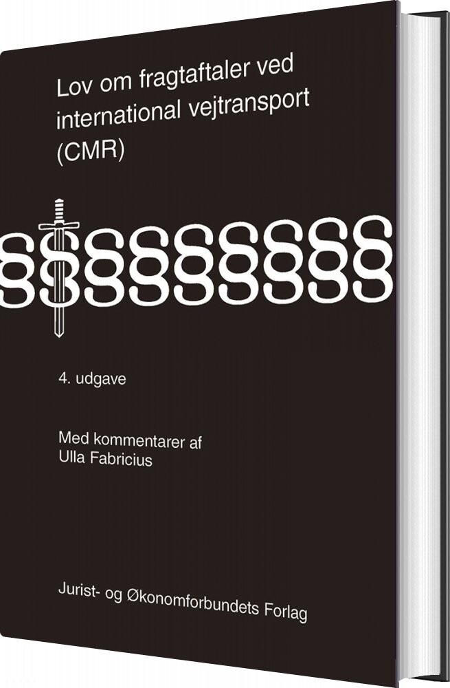 Lov Om Fragtaftaler Ved International Vejtransport - Cmr - Ulla Fabricus - Bog