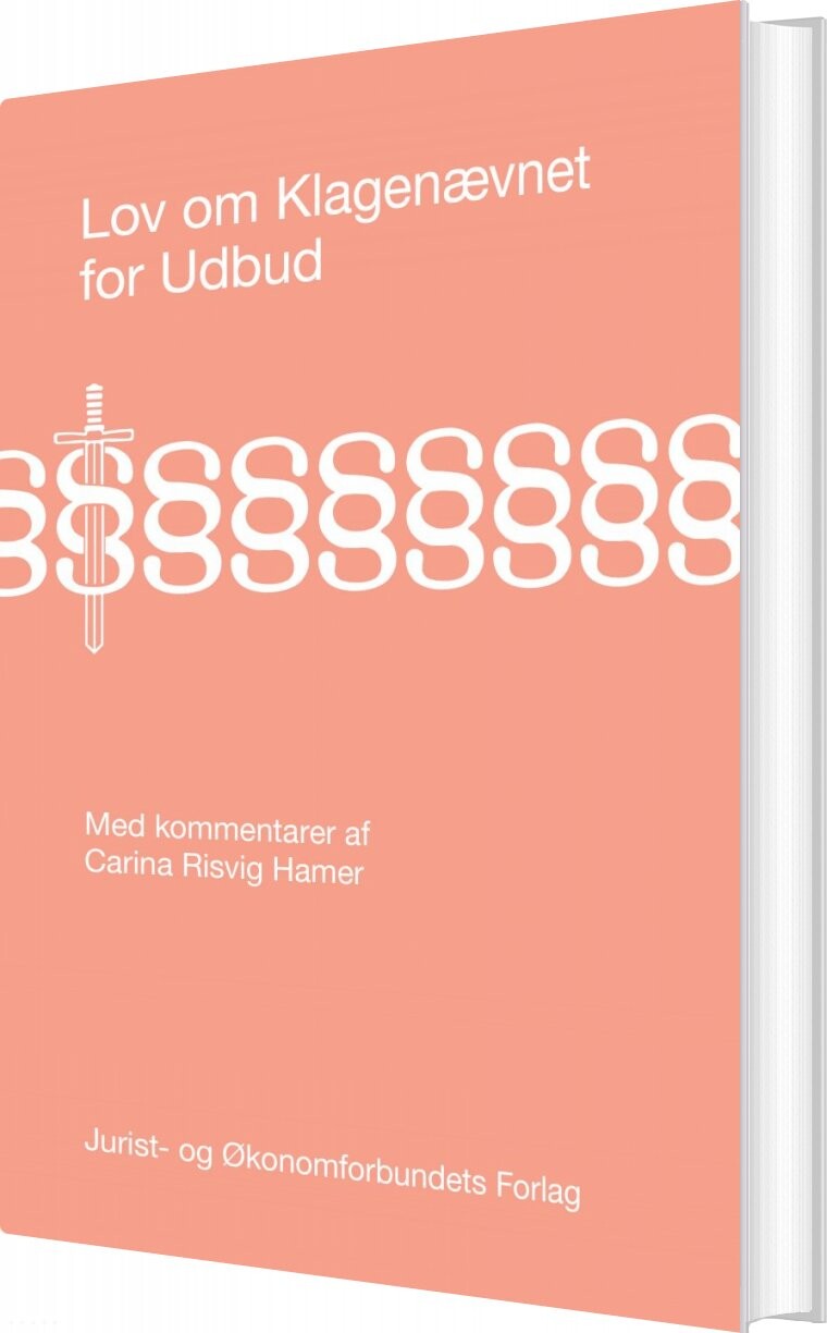 Lov Om Klagenævnet For Udbud - Carina Risvig Hamer - Bog