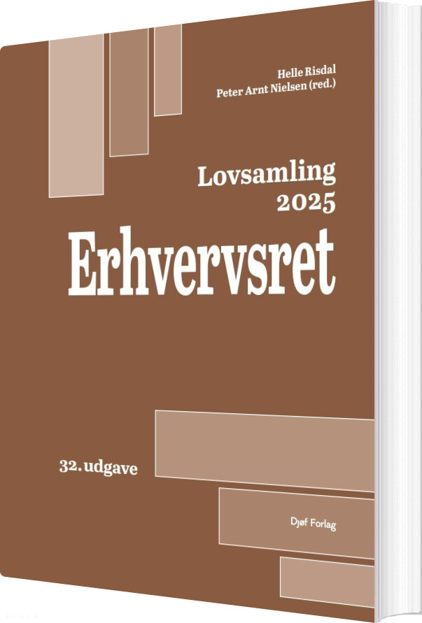 Lovsamling 2025 Erhvervsret - Peter Arnt Nielsen - Bog
