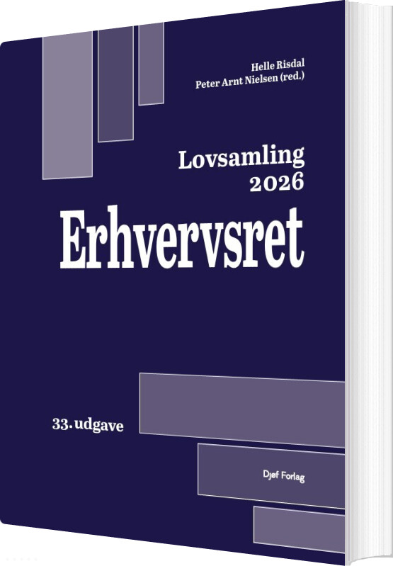 Lovsamling 2026 Erhvervsret - Peter Arnt Nielsen - Bog