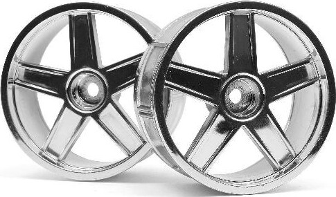 Lp29 Wheel Mf Type Chrome (3mm Offset/2pcs) - Hp33476 - Hpi Racing