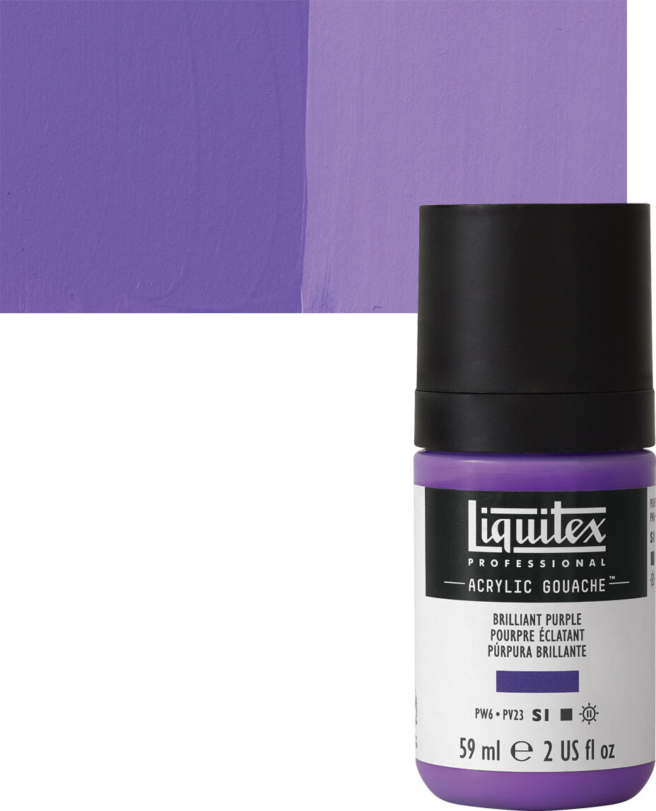 Billede af Liquitex - Gouache Akrylmaling - Briliant Purple 59 Ml