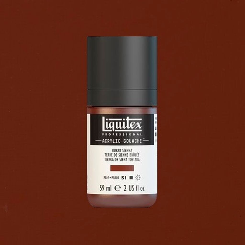 Liquitex - Gouache Akrylmaling - Burnt Sienna 59 Ml