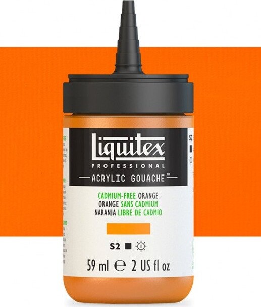 Billede af Liquitex - Gouache Akrylmaling - Cadmium Free Orange 59 Ml