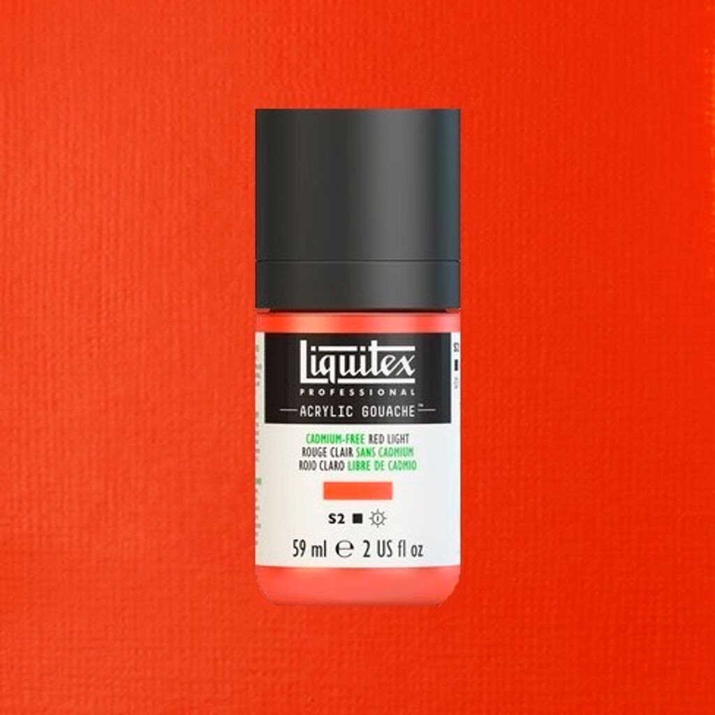Liquitex - Gouache Akrylmaling - Cadmium Free Red Light 59 Ml