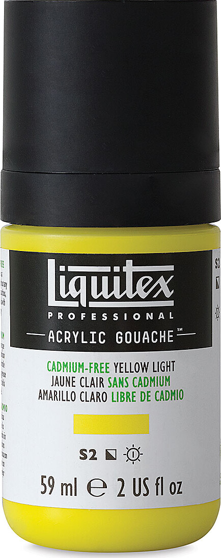 Liquitex - Gouache Akrylmaling - Cadmium Free Yellow Light 59 Ml
