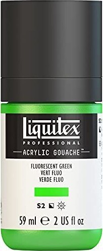 Billede af Liquitex - Gouache Akrylmaling - Fluorescent Green 59 Ml