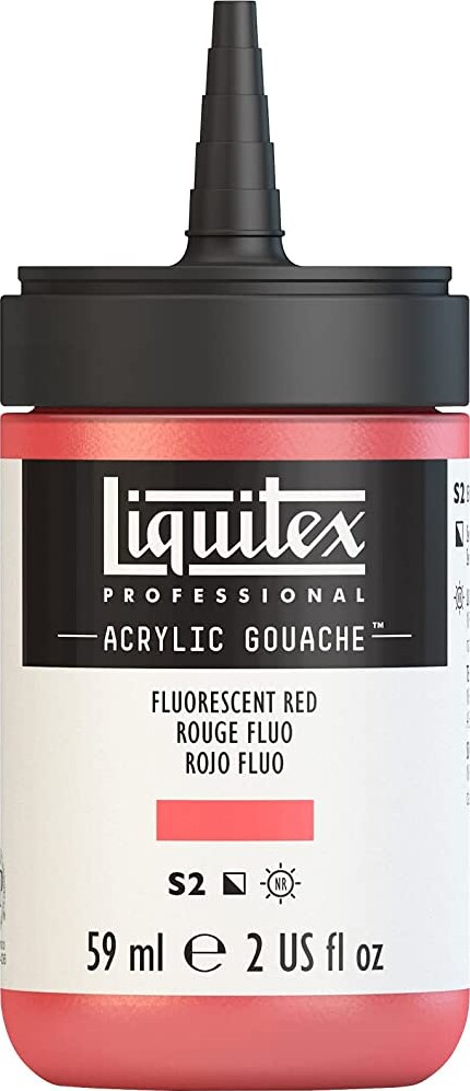 Se Liquitex - Gouache Akrylmaling - Fluorescent Red 59 Ml hos Gucca.dk