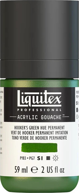 Liquitex - Gouache Akrylmaling - Hookers Green Hue Permanent 59 Ml