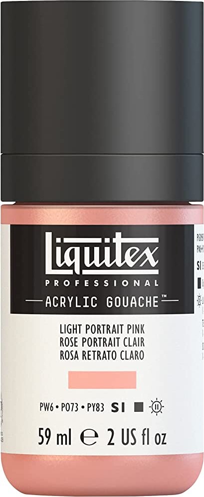 Liquitex - Gouache Akrylmaling - Fluorescent Opera Pink 59 Ml