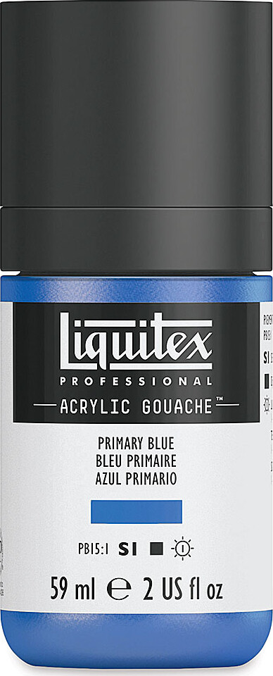 Se Liquitex - Gouache Akrylmaling - Primary Blue 59 Ml hos Gucca.dk