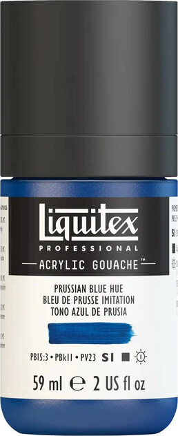 Liquitex - Akrylmaling Gouache - Prussian Blue Hue 59 Ml