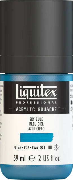 Liquitex - Gouache Akrylmaling - Sky Blue 59 Ml