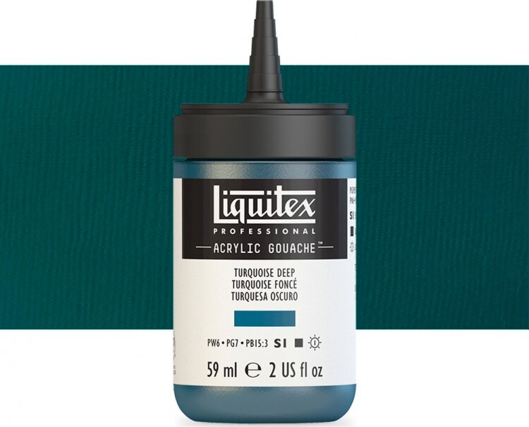 Liquitex - Gouache Akrylmaling - Turquoise Deep 59 Ml