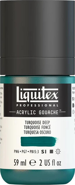 Liquitex - Gouache Akrylmaling - Turquoise Deep 59 Ml