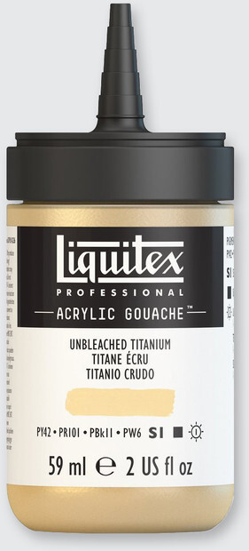 Se Liquitex - Gouache Akrylmaling - Unbleached Titanium 59 Ml hos Gucca.dk