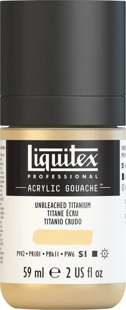 Liquitex - Gouache Akrylmaling - Unbleached Titanium 59 Ml