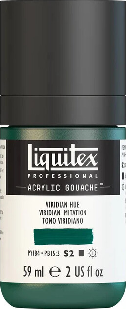 Liquitex - Akrylmaling Gouache - Viridian Hue 59 Ml