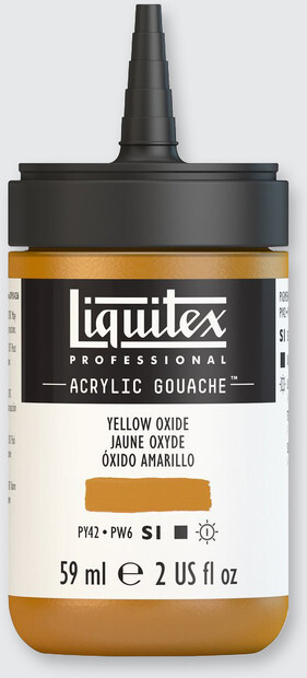Billede af Liquitex - Akrylmaling Gouache - Yellow Oxide 59 Ml