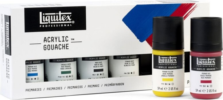 Liquitex - Akrylmaling Sæt Med 6 Farver - 59 Ml