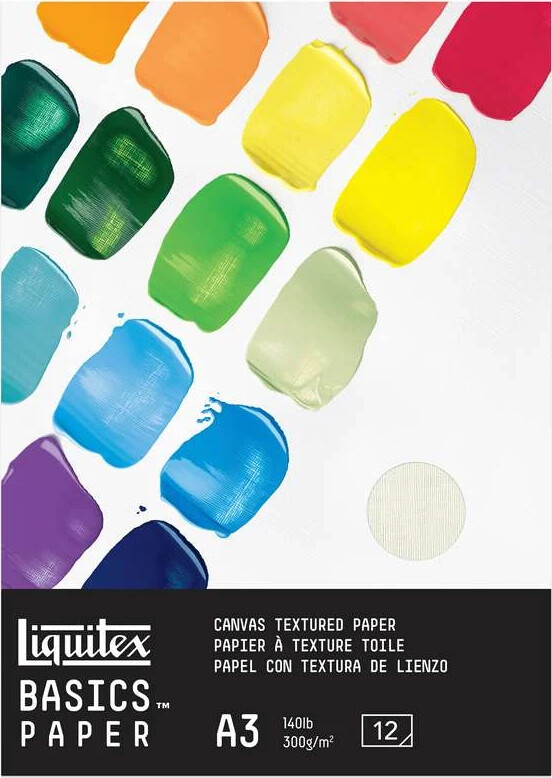 Liquitex - Basics Paper - Akryl Papir - A3 - 300 G - 12 Ark