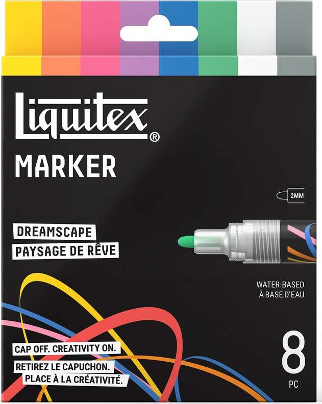 Liquitex - Dreamscape Marker Set - 2 Mm - 8 Stk.