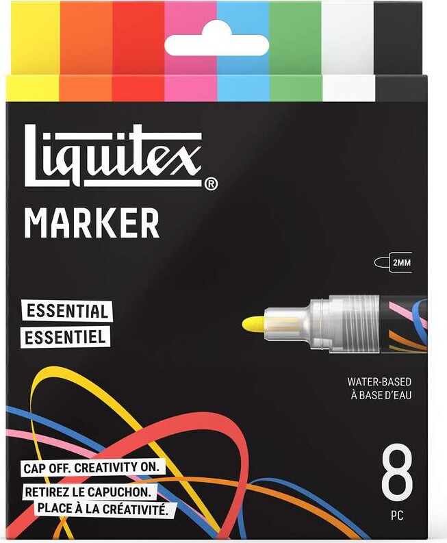Liquitex - Essential Marker Set - 2 Mm - 8 Stk.