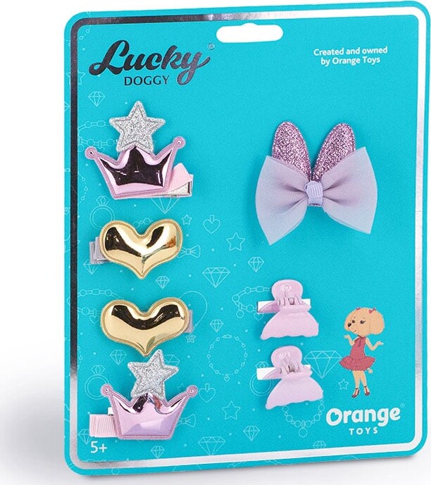 Lucky Doggy - Hair Accessories Hearts And Crown - (ot-lda5012)