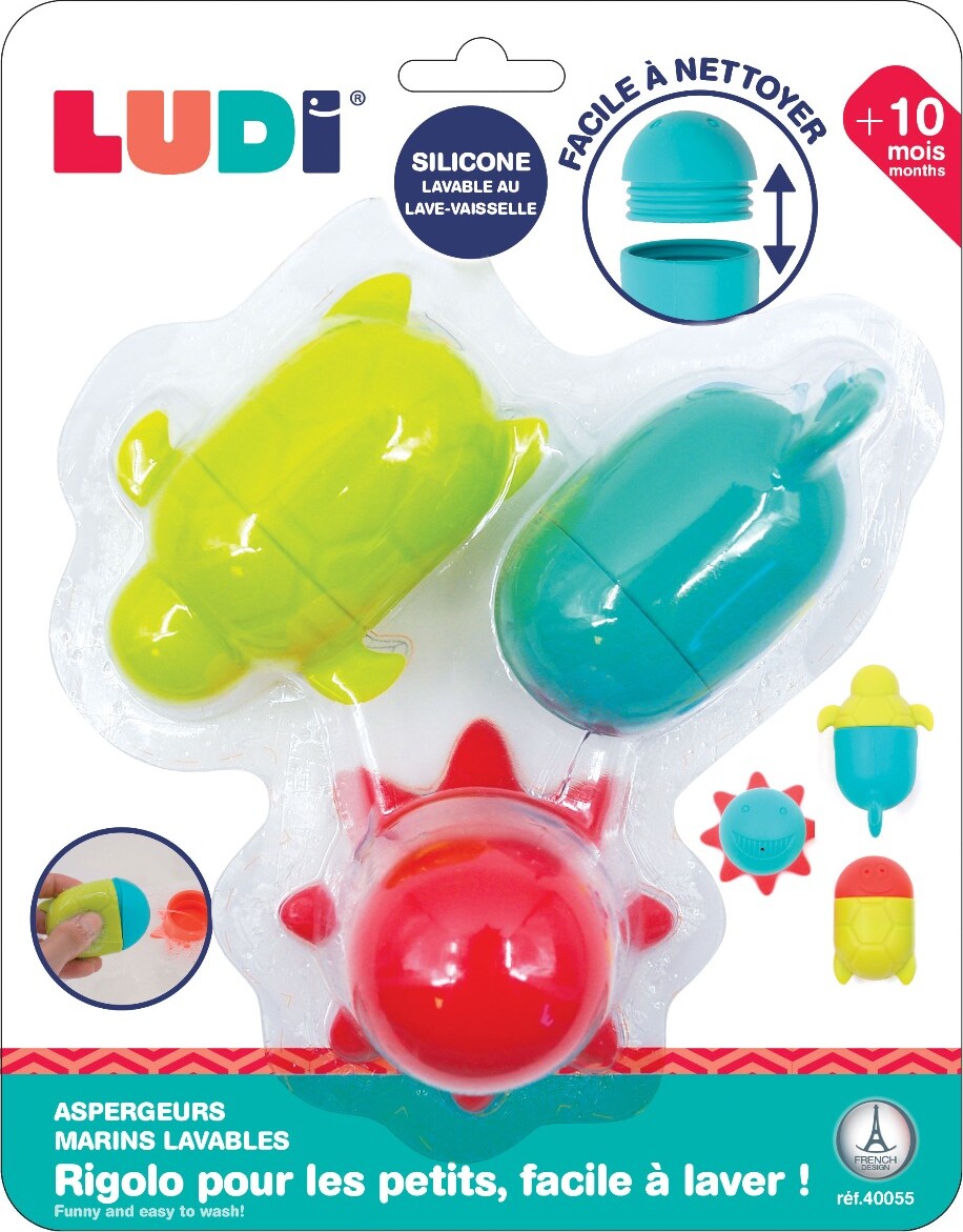 Ludi - Byg - Selv Badedyr - 3 Stk