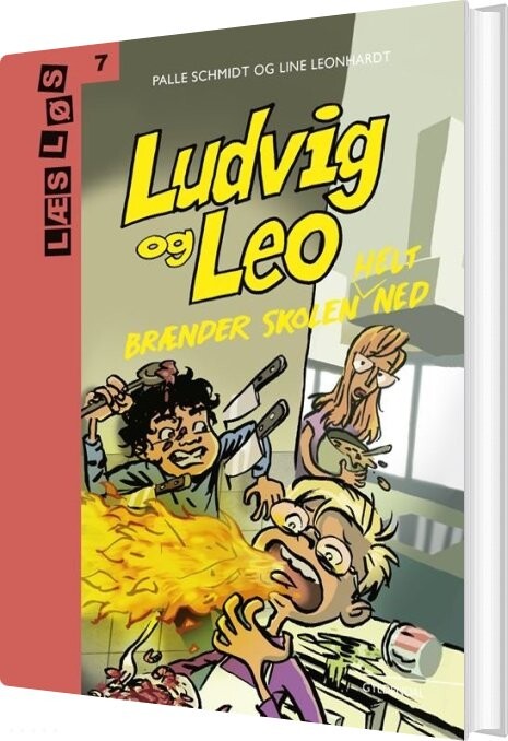 Billede af Ludvig Og Leo Brænder Skolen Helt Ned - Line Leonhardt - Bog