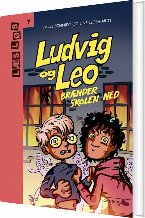 Billede af Ludvig Og Leo Brænder Skolen Ned - Line Leonhardt - Bog