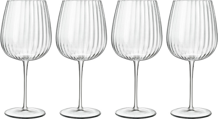 Luigi Bormioli - Optica Gin&tonic Burgundy Glas 75 Cl 4 Stk