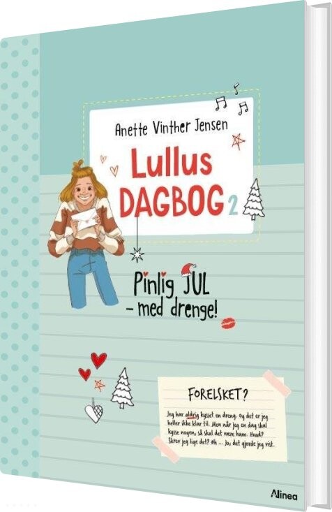 Billede af Lullus Dagbog 2 - Pinlig Jul - Med Drenge!, Rød Læseklub - Anette Vinther Jensen - Bog hos Gucca.dk