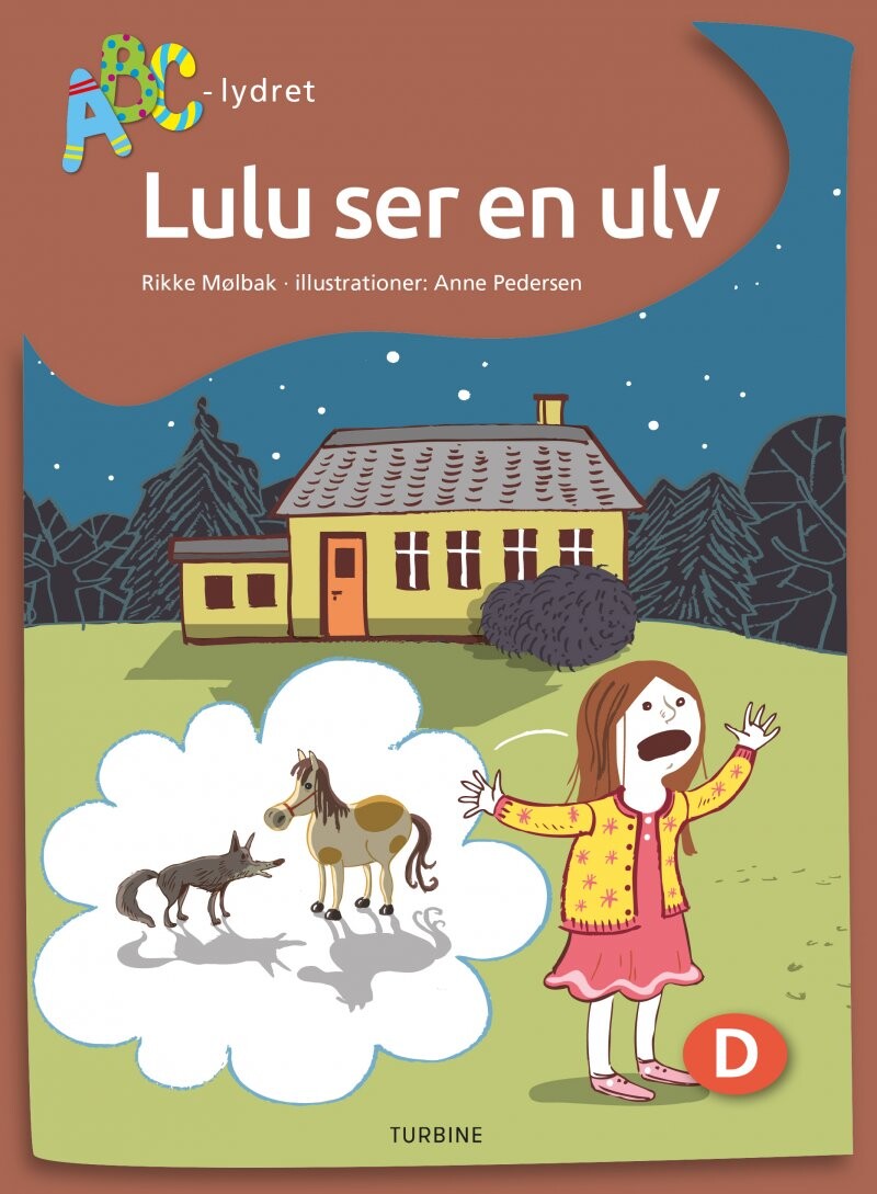 Billede af Lulu Ser En Ulv - Rikke Mølbak - Bog