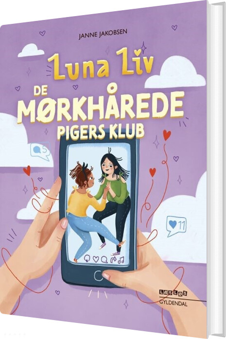 Billede af Luna Liv. De Mørkhårede Pigers Klub - Janne Jakobsen - Bog