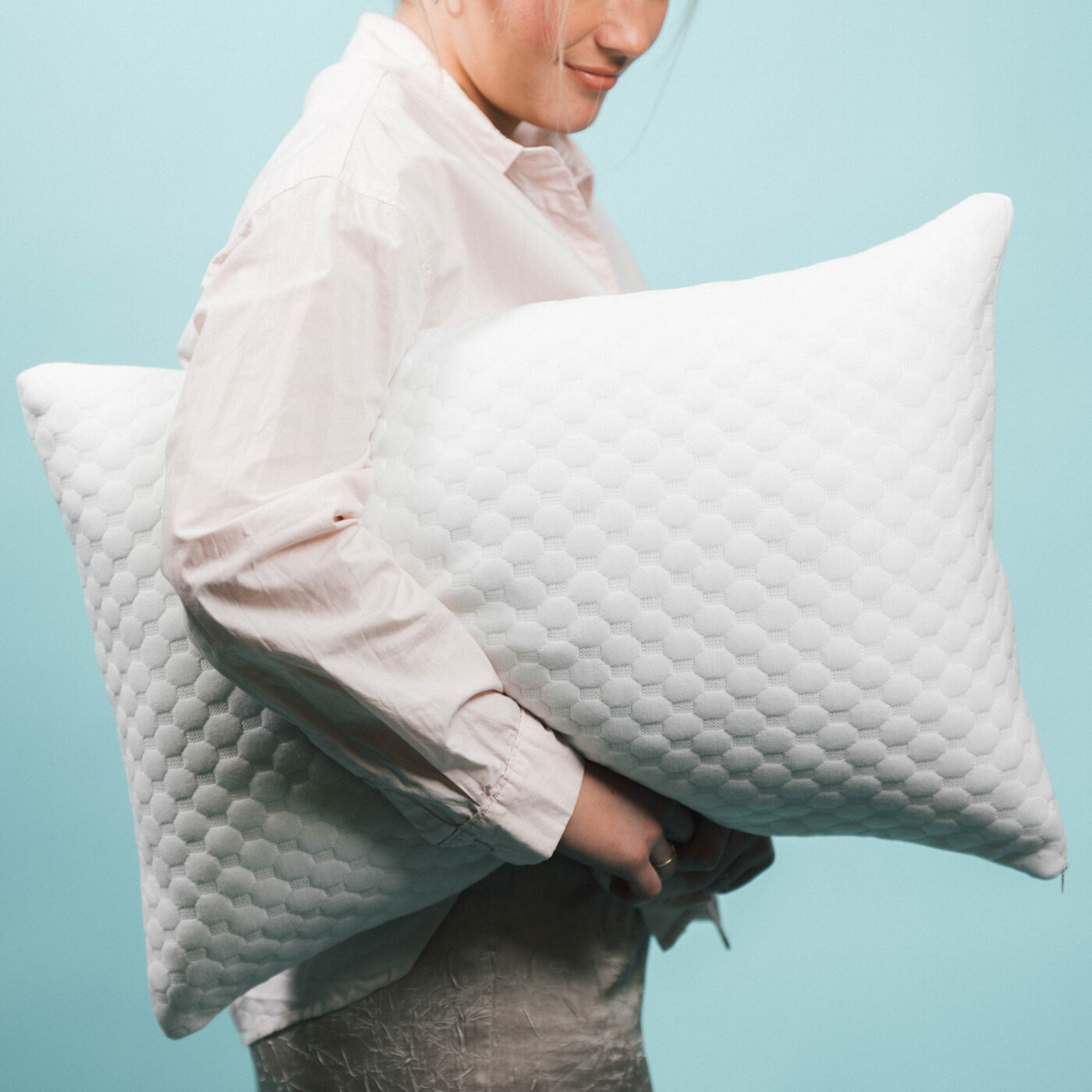 Luna Sleep - Justerbar Memory Foam Hovedpude - 60x40 Cm