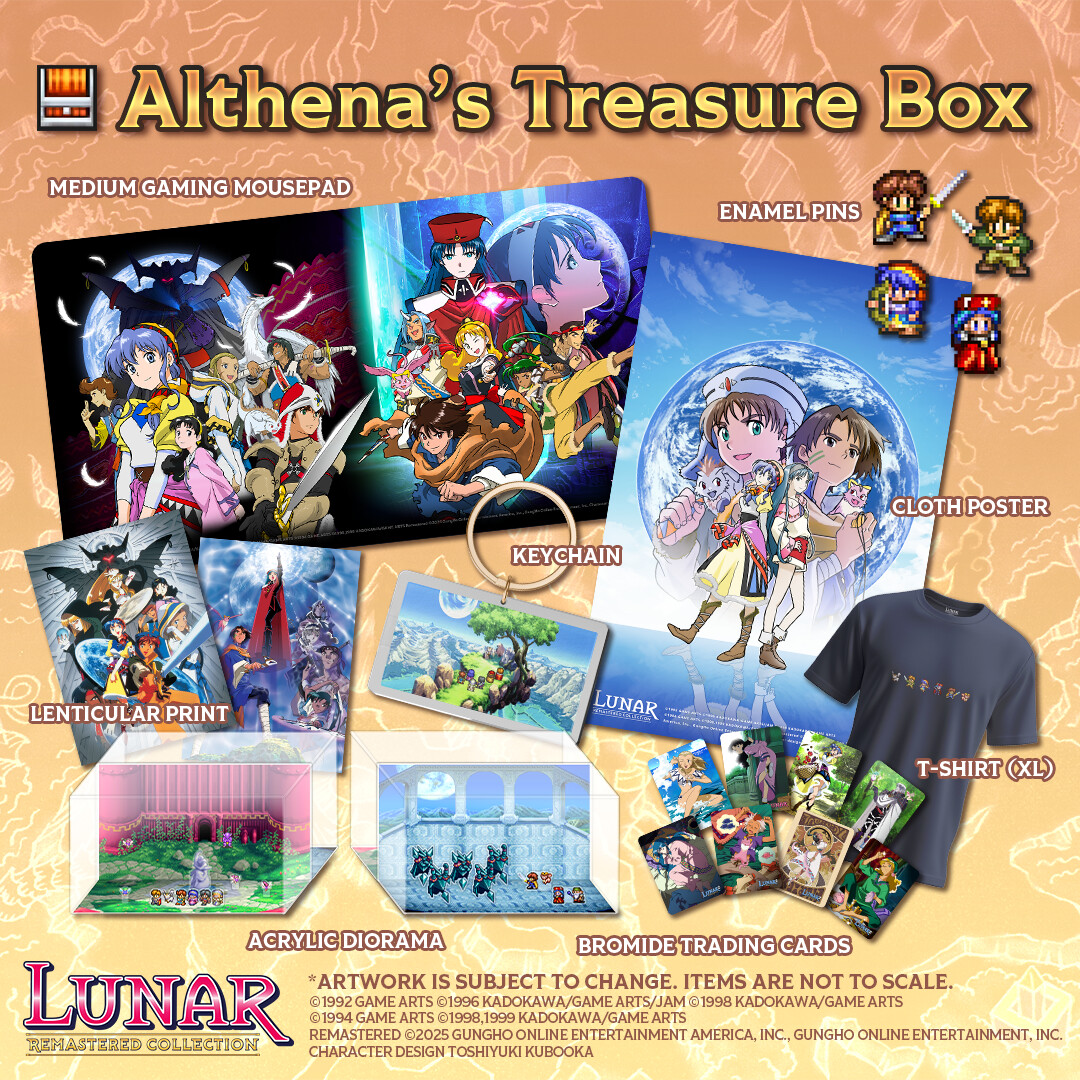 Lunar Remastered Collection Althena's Treasure Box (no Game Included) - Clear River Games