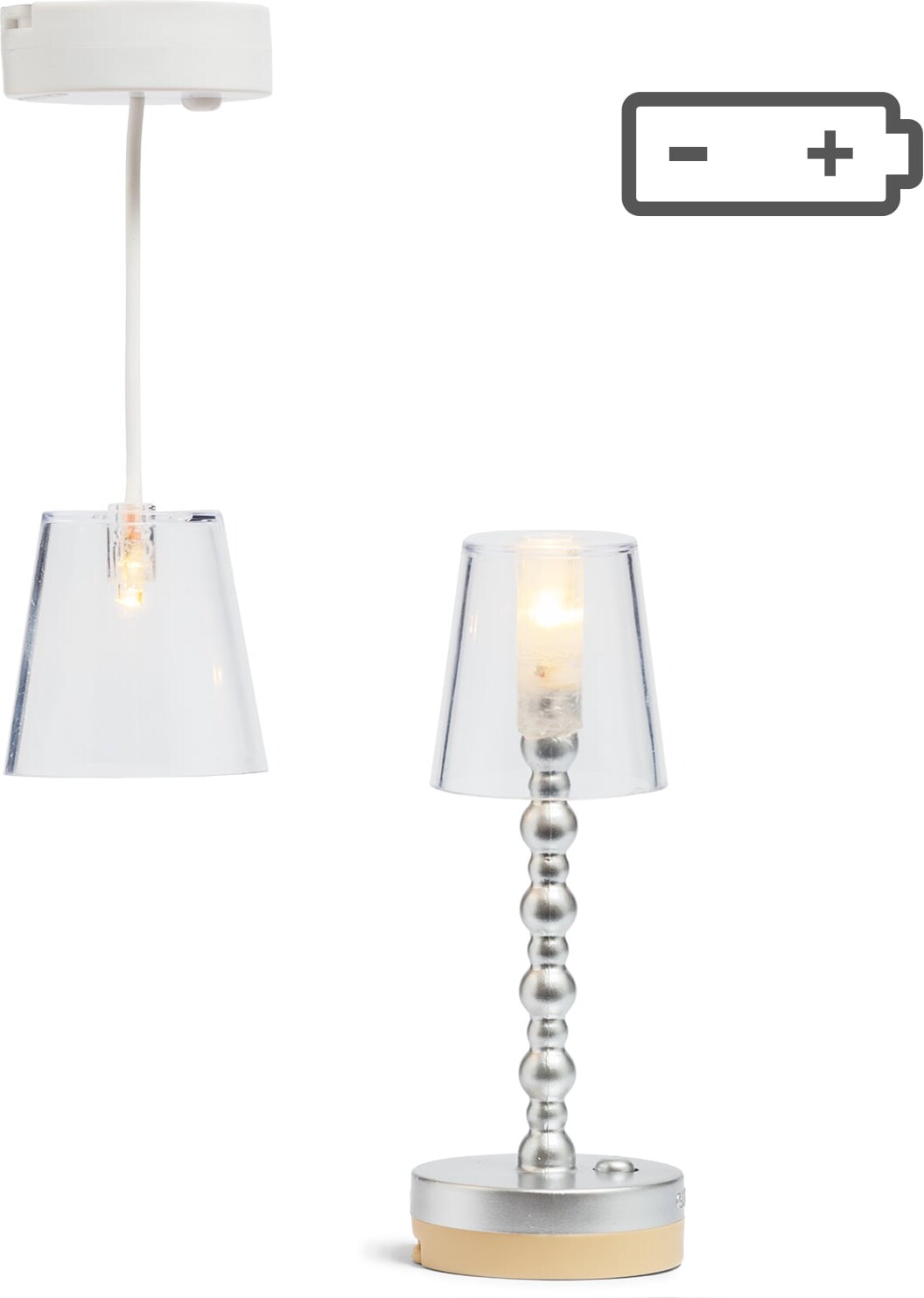 Lundby - Dukkehus Gulvlampe Og Loftlampe - 18034