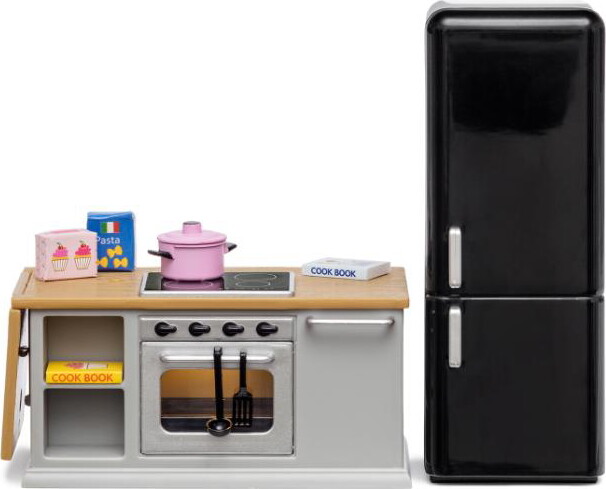 Lundby - Komfur - & Køleskabssæt