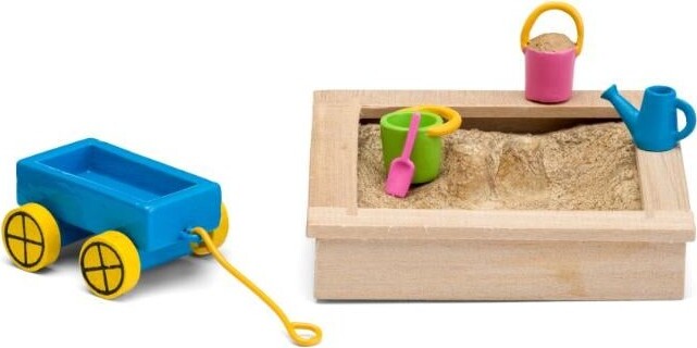 Lundby - Dukke Sandkasse Og Legetøj Sæt - 18294