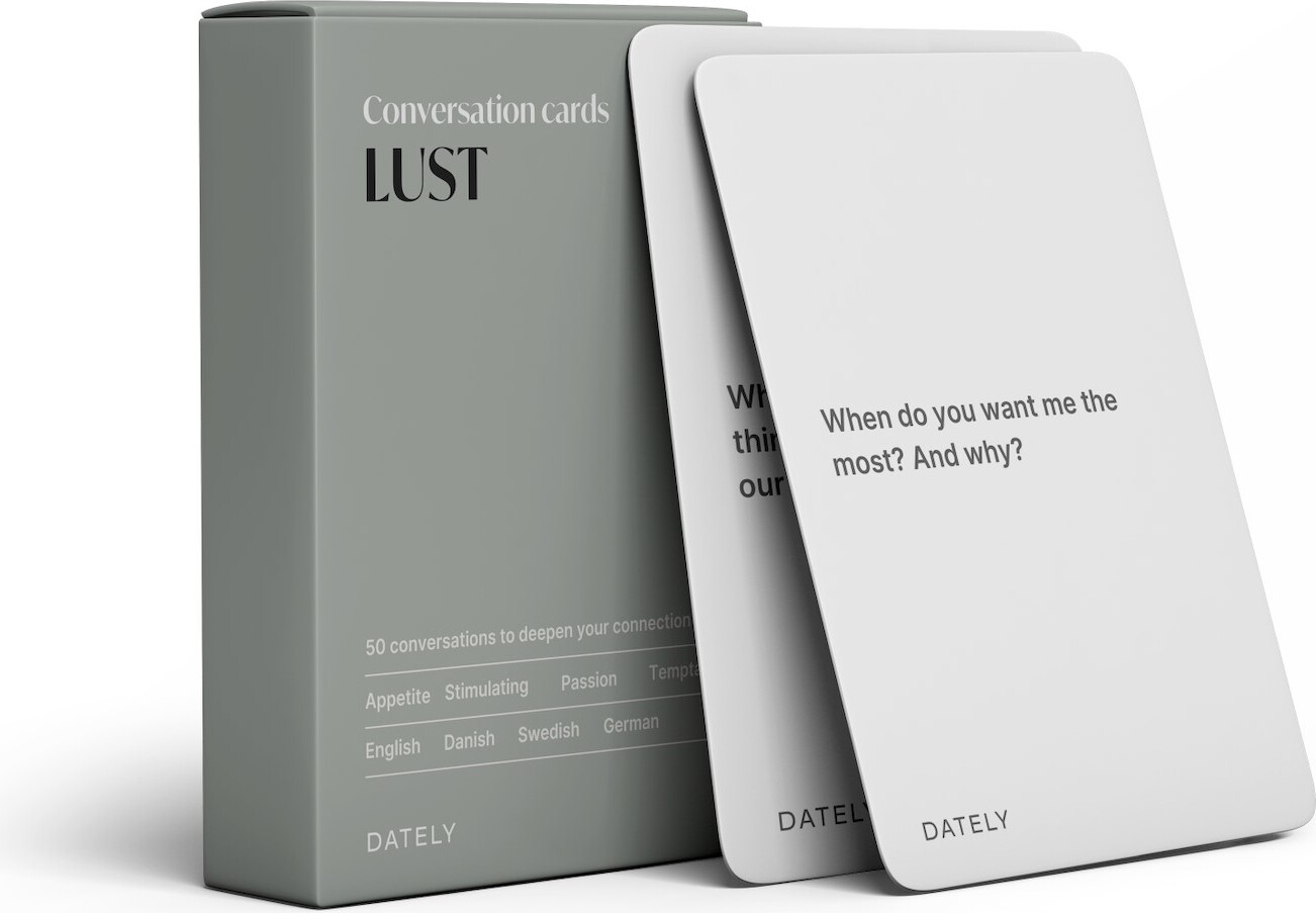 Lust - Dately Samtalekort - Bog