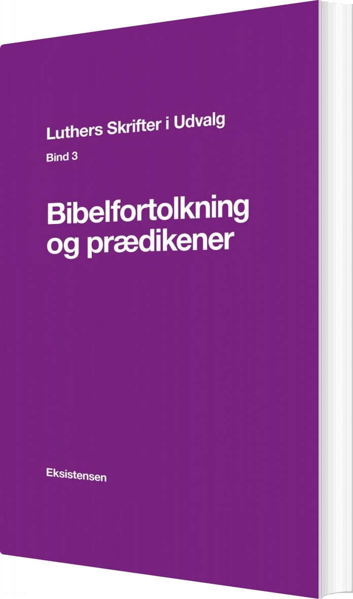 Billede af Luthers Skrifter I Udvalg. Bind 3 - E. Thestrup Pedersen - Bog
